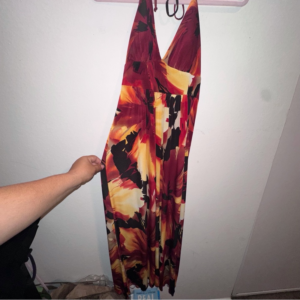 Y2K Women’s dress Intermission Size 8 Halter Sundress Maxi Long